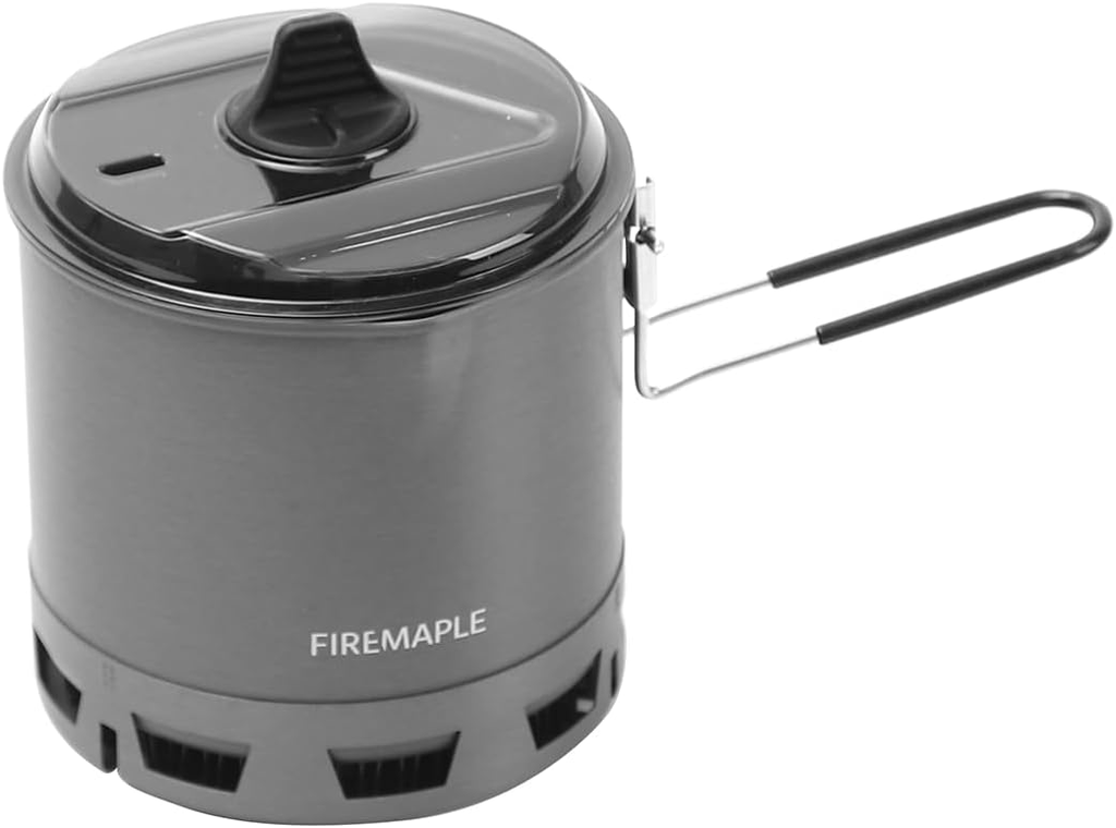 Fire-Maple G2 Petrel Ultralight Pot- High Efficiency Aluminum Camping and Backpacking Pot with Heat-Proof Handle, Portable and Compact