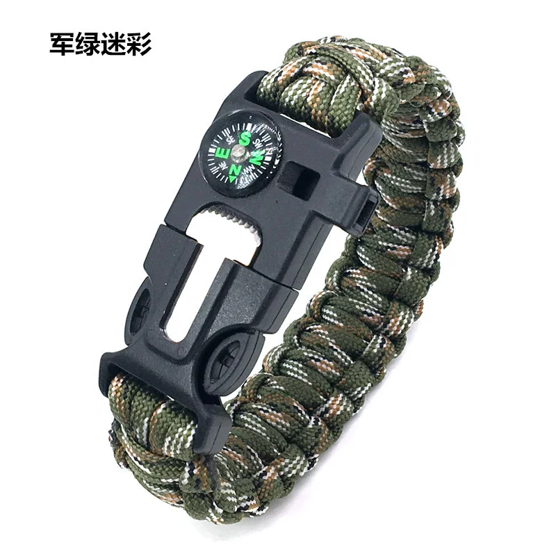 [PCP320CM-C-0] PULSERA DE CUERDA DE PARACAIDAS CAMUFLAJE