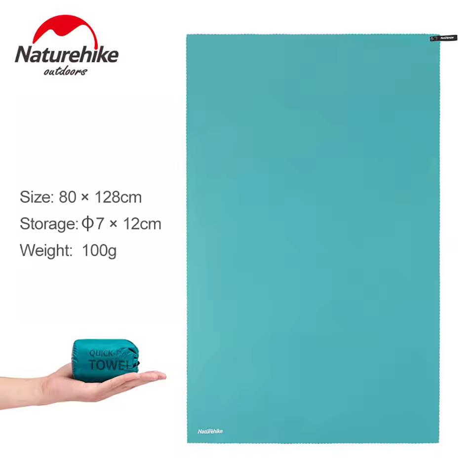 [NH19Y002-J] Naturehike Quick Drying Absorbent Bath Towel, Backpacking Hiking, Swimming Compact Travel, Breathable Beach Gym Yoga Towel (80x128cm)