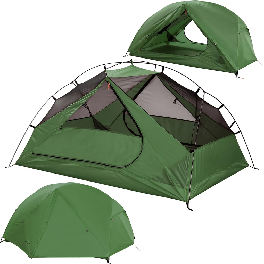 [B09K5BT4DD] Clostnature Taurus 2 Person Backpacking Tent - Lightweight Two Person Tent for Backpacking, Easy Set Up Waterproof Camping Tent for Adults, Kids, Scouts, Large Size Outdoor, Hiking Gear