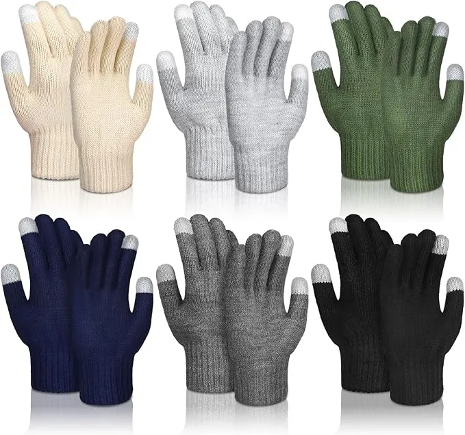 [B0FL7NG1MT] Berlune Alpaca Wool Gloves Thermal Winter Warm Touch Screen Knitted Gloves Working Running Biking Driving for Men and Women
