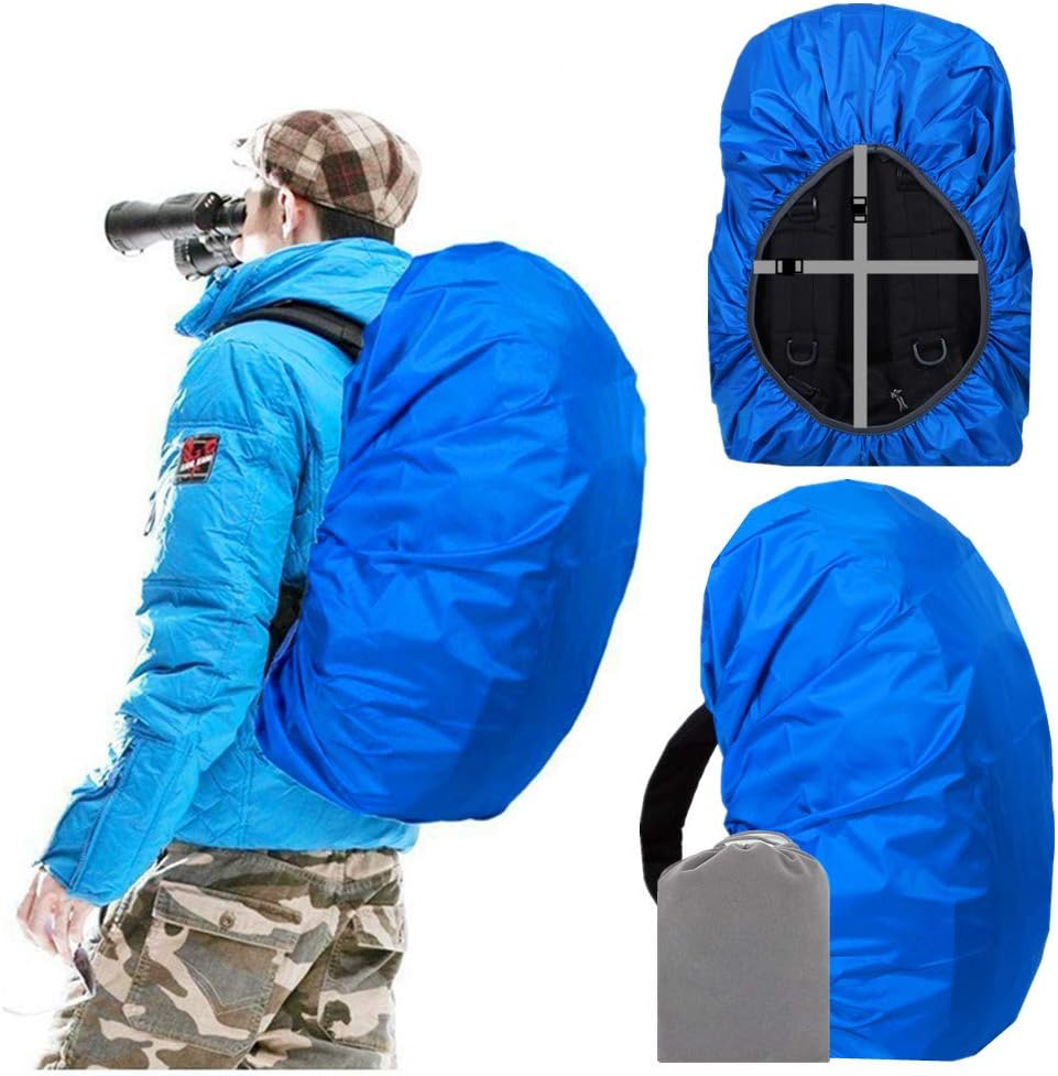 [B07176NM65] Joy Walker Waterproof Backpack Rain Cover (Middle (for 30-40L backpack), Blue)