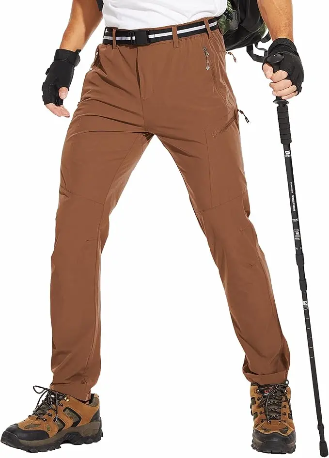 [B0CR9V787K] NATUVENIX Men's Lightweight Quick-Dry Hiking Pants (36W x 30L)