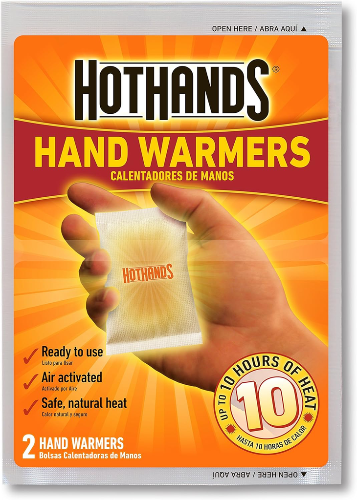 [B0007ZF4OA] HotHands Hand Warmers - Long Lasting Natural Odorless Air Activated Warmers - Up to 10 Hours of Heat