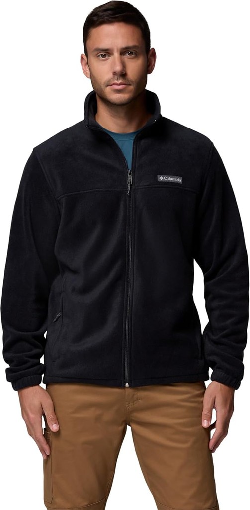 Columbia Men's Steens Mountain 2.0 Full Zip Fleece Jacket, Black, Medium