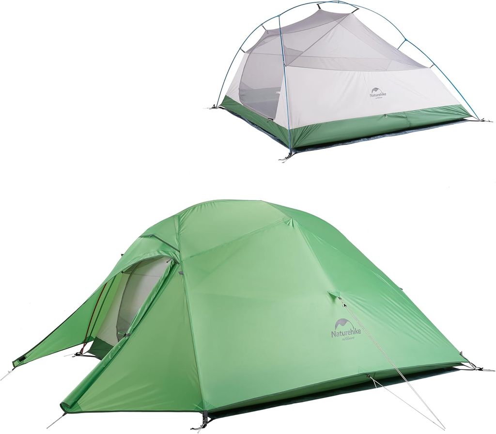 [B07J6RVXZT] Naturehike Cloud-Up 3 Person Tent Lightweight Backpacking Tent with Footprint - 3 Season Free Standing Dome Camping Hiking Waterproof Backpack Tents